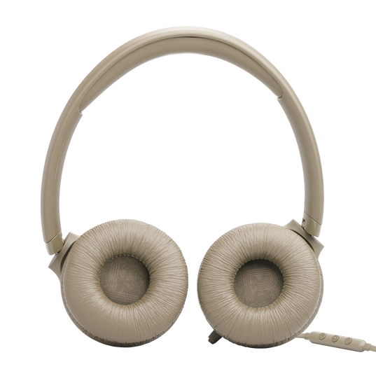 JBL Tune 530C - Beige - Wired on-ear headphones - Left