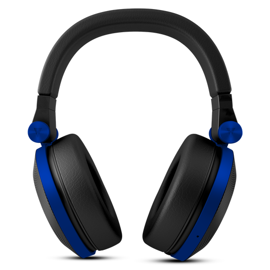 Synchros E50BT - Blue - Over-ear, Bluetooth headphones with ShareMe music sharing - Front