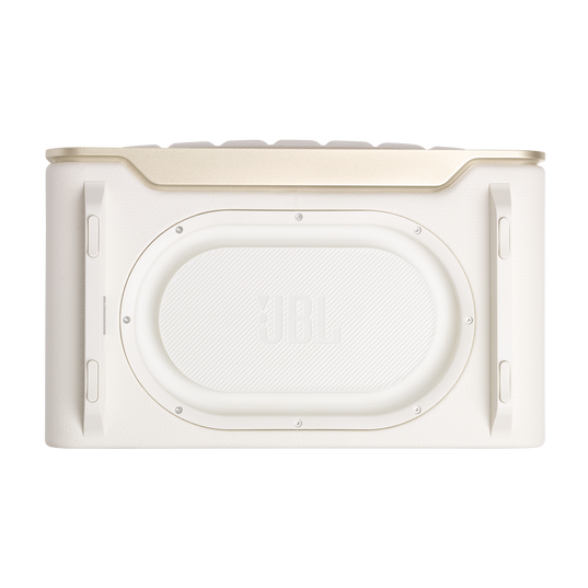 JBL Authentics 200 - White - Smart home speaker with Wi-Fi, Bluetooth and Voice Assistants with retro design - Bottom