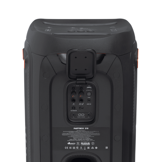 JBL Partybox 310 - Black - Portable party speaker with dazzling lights and powerful JBL Pro Sound - Detailshot 3