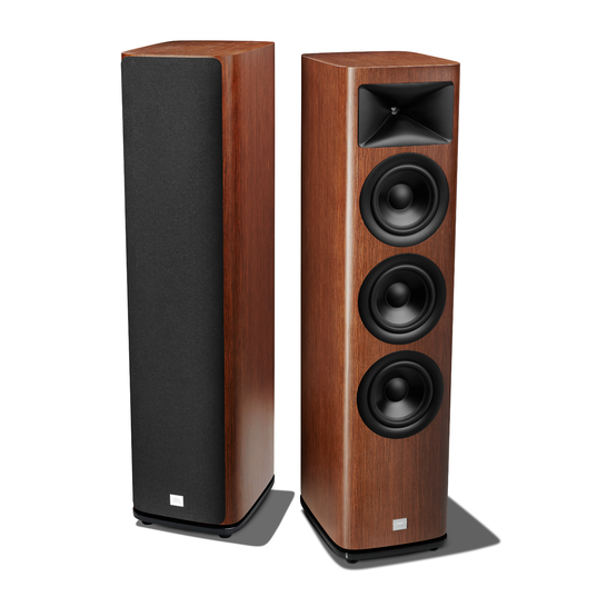 HDI-3600 - Walnut - 2 ½-way Triple 6.5-inch (165mm) Floorstanding Loudspeaker - Detailshot 1