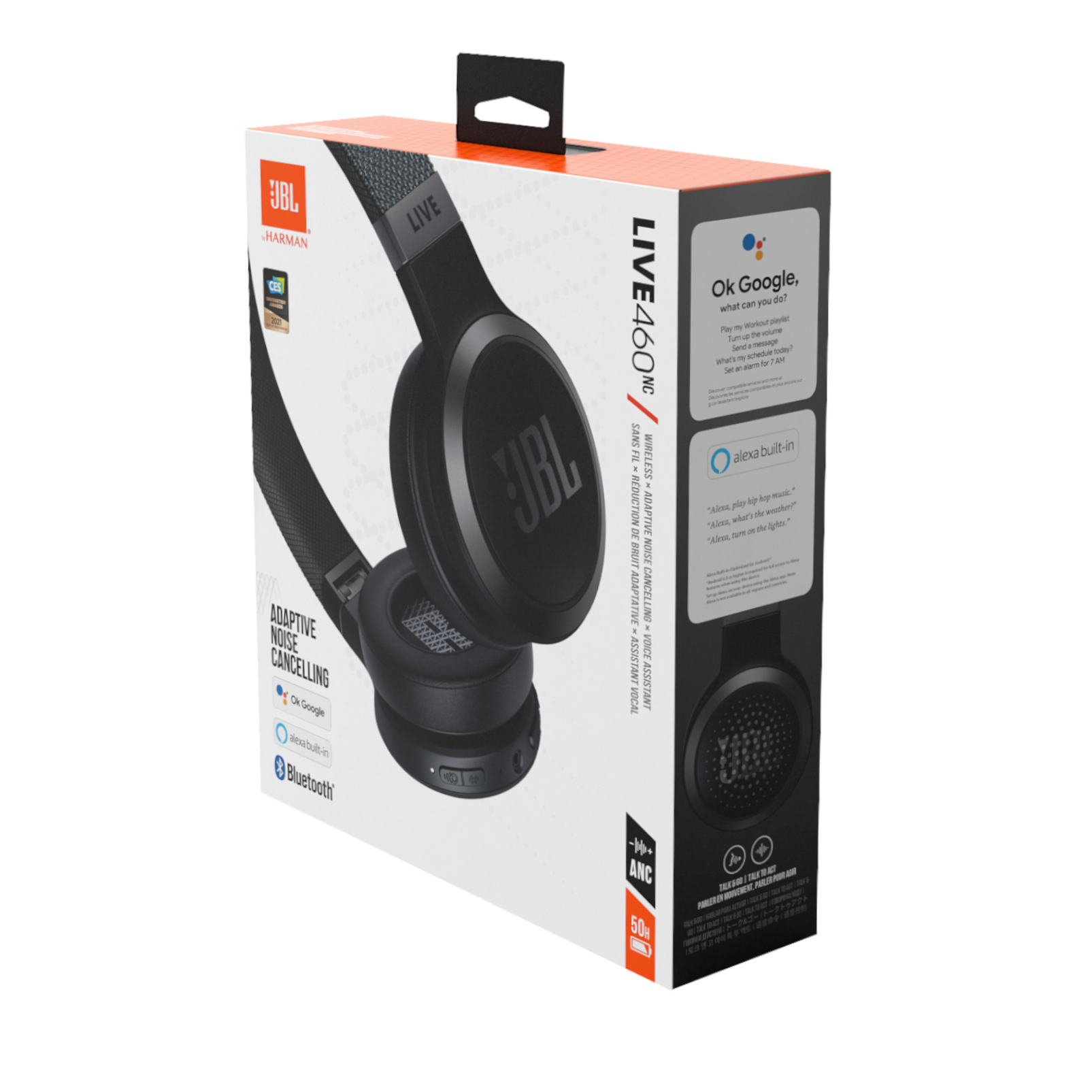 JBL Live 460 | Noise Cancelling On-Ear Headphones | JBL Australia