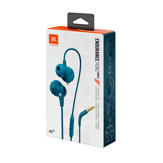 JBL Endurance Run Wired Waterproof Wired Sports In-Ear Headphones