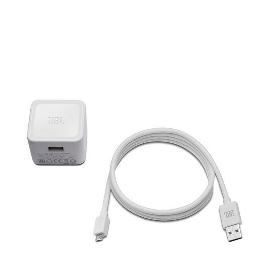 JBL Charge 2 - White - Portable Bluetooth speaker with massive battery to charge your devices - Detailshot 1