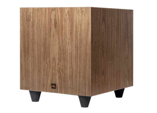 L10cs Classic Series Subwoofer - Walnut - 10-inch (250mm) Down Firing Powered Subwoofer - Hero