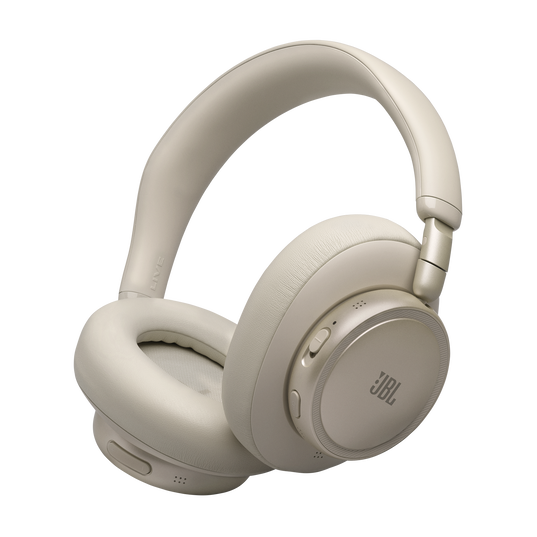 JBL Live 780NC - Sand - Wireless over-ear Noise Cancelling headphones - Hero