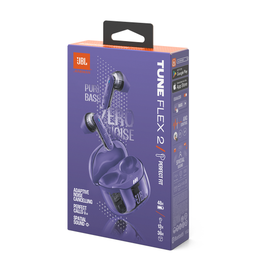 JBL Tune Flex 2 Ghost Edition - Ghost Mauve - True Wireless Noise Cancelling Earbuds - Detailshot 15