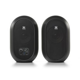 JBL 104-BT (Pair) - Black - Compact Desktop Reference Monitors with Bluetooth - Hero JBL 104-BT (Pair) - Black - Compact Desktop Reference Monitors with Bluetooth - Hero