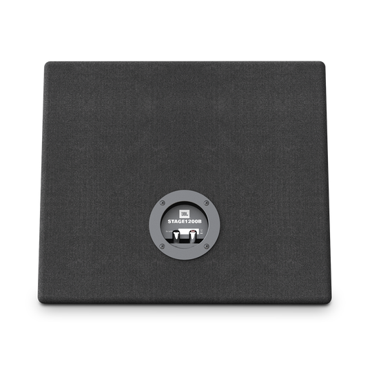 JBL Stage 1200B Subwoofer - Black - Sealed slim enclosure with 12" (300mm) subwoofer - Back
