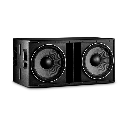 JBL SRX828SP - Black - 18" Dual Self-Powered Subwoofer System  - Detailshot 1