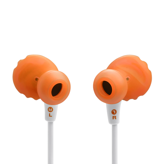 JBL Endurance Run 3 Wireless - White - Wireless Sport Headphones - Back