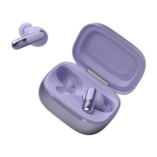 JBL Live Beam 3 - Purple - True wireless noise-cancelling closed-stick earbuds - Detailshot 8