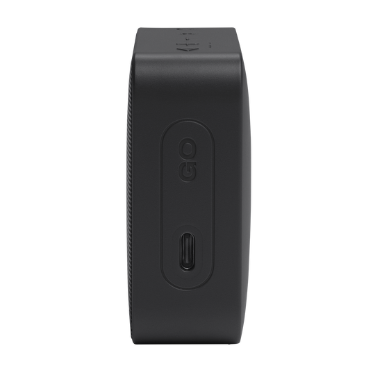 JBL Go Essential 2 - Black - Portable Waterproof Speaker - Right