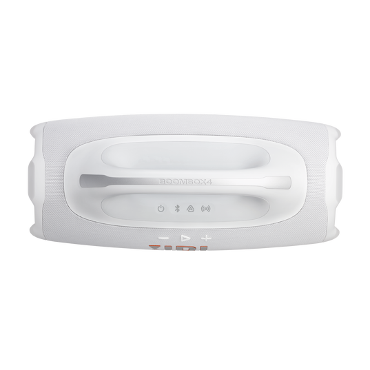 JBL Boombox 4 - White - Most powerful JBL portable waterproof speaker with massive JBL Pro Sound - Top