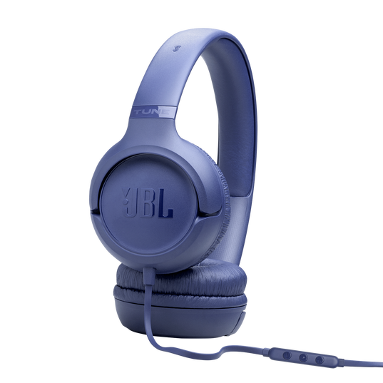 JBL Tune 530C - Blue - Wired on-ear headphones - Right