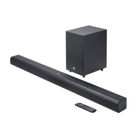 JBL Cinema SB550 - Black - 3.1 Channel Soundbar with Wireless Subwoofer - Hero JBL Cinema SB550 - Black - 3.1 Channel Soundbar with Wireless Subwoofer - Hero