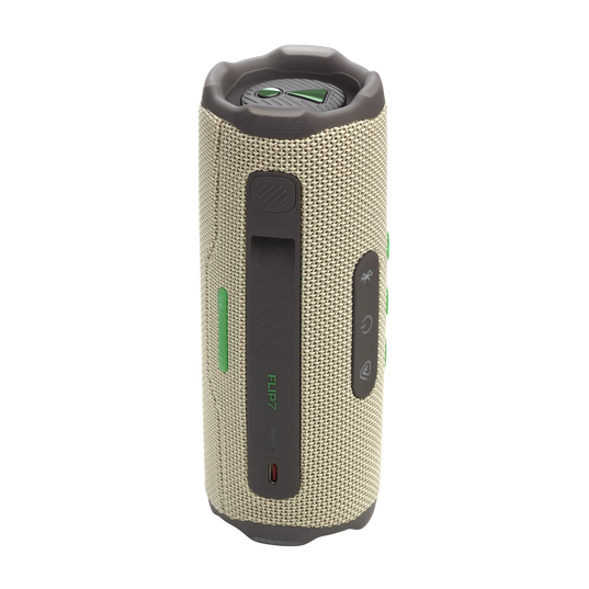 JBL Flip 7 - Sand - Portable waterproof and drop-proof  speaker - Back