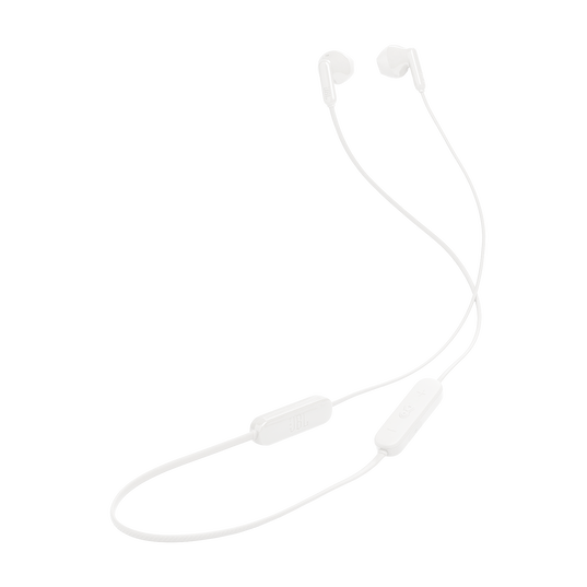 JBL Tune 235BT - White - Wireless Earbud headphones - Hero