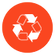 Recycled plastic, PVC-free, plus FSC certified paper packaging