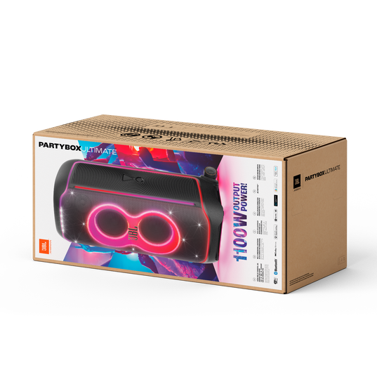 JBL PartyBox Ultimate - Black 2 - Massive party speaker with powerful sound, multi-dimensional lightshow, and splashproof design. - Detailshot 11
