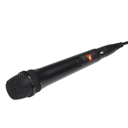 JBL PBM100 Wired Microphone - Black - Wired Dynamic Vocal Mic with Cable - Right