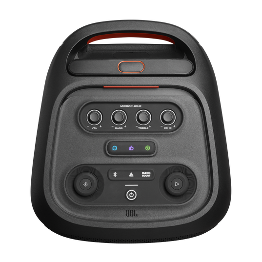 JBL PartyBox Stage 320 - Black - Portable party speaker with wheels - Detailshot 1