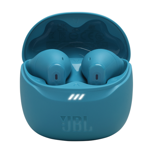 JBL Tune Flex 2 - Turquoise - True Wireless Noise Cancelling Earbuds - Top