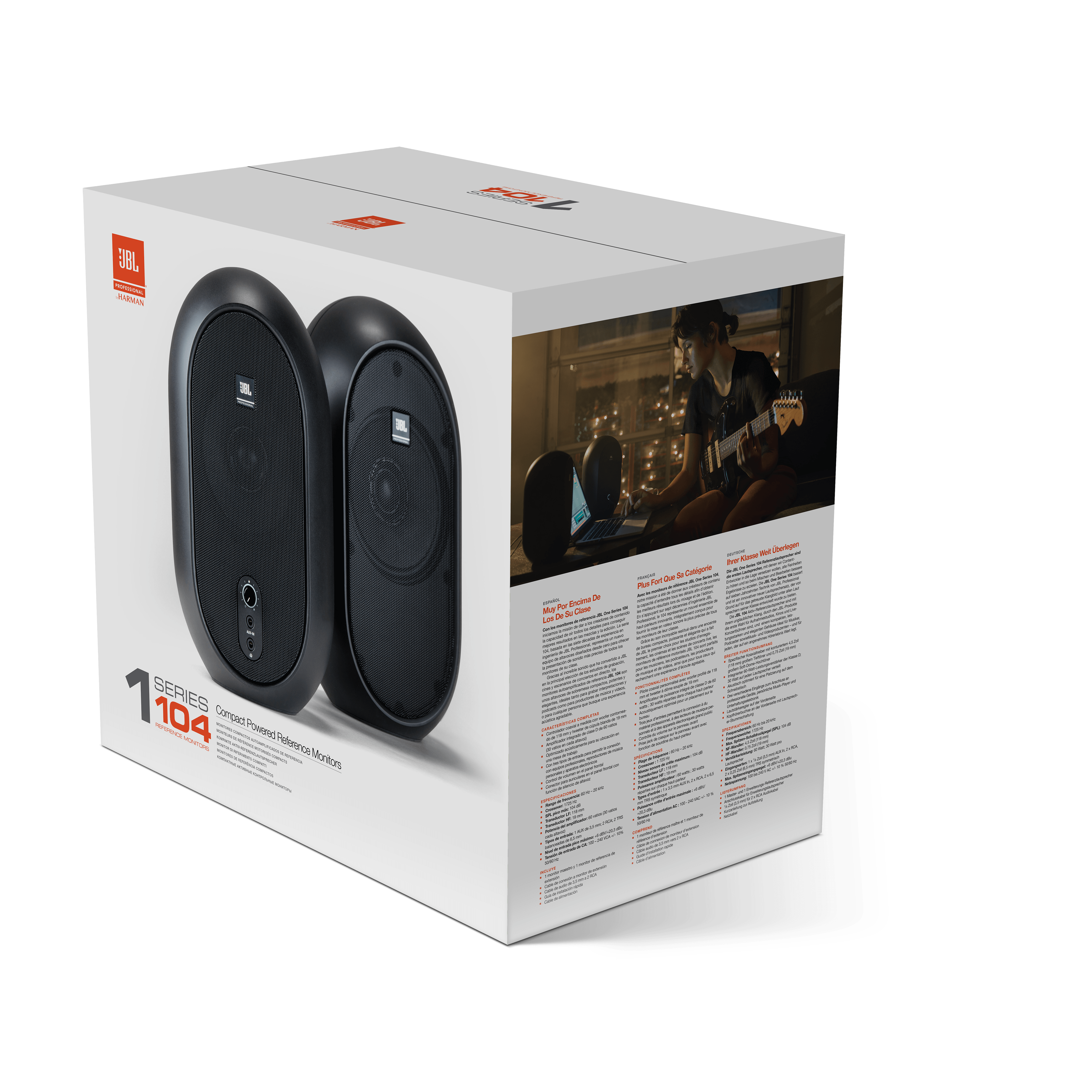 JBL 1 Series 104 Studio Monitors BT 