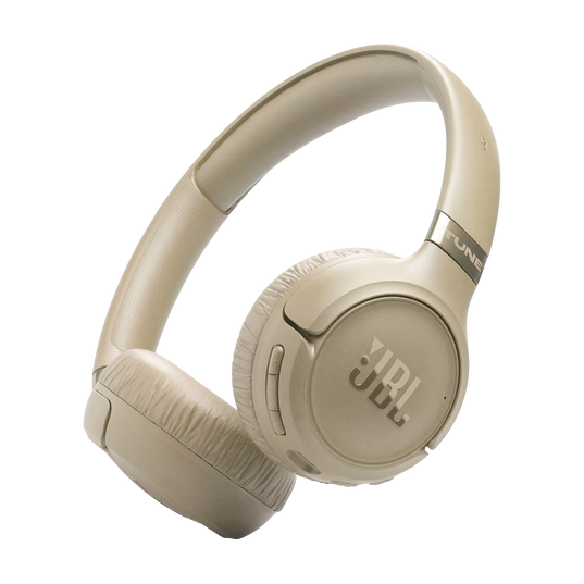 JBL Tune 680NC - Beige - Wireless on-ear Noise cancelling headphones - Hero