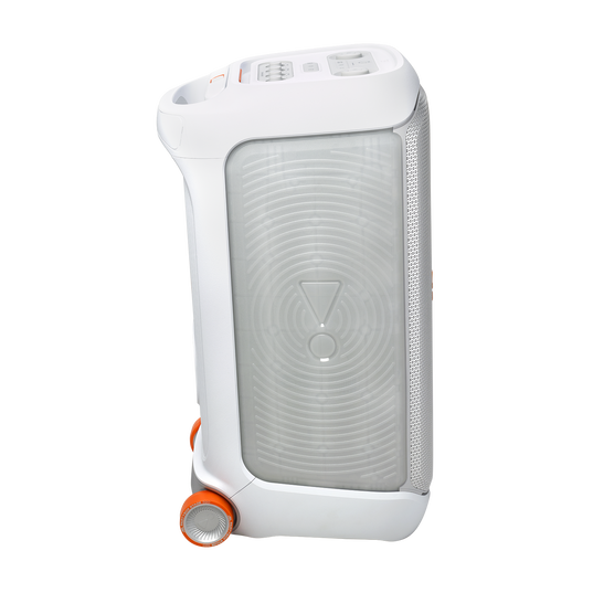 JBL PartyBox Stage 320 - White - Portable party speaker with wheels - Left