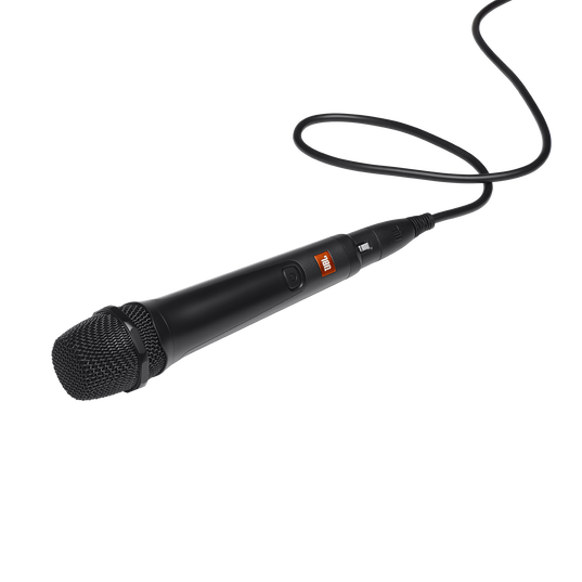 JBL PBM100 Wired Microphone - Black - Wired Dynamic Vocal Mic with Cable - Hero