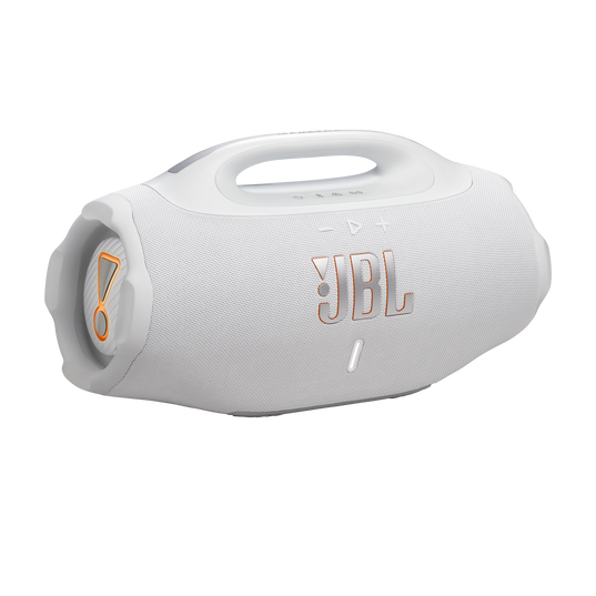 JBL Boombox 4 - White - Most powerful JBL portable waterproof speaker with massive JBL Pro Sound - Hero