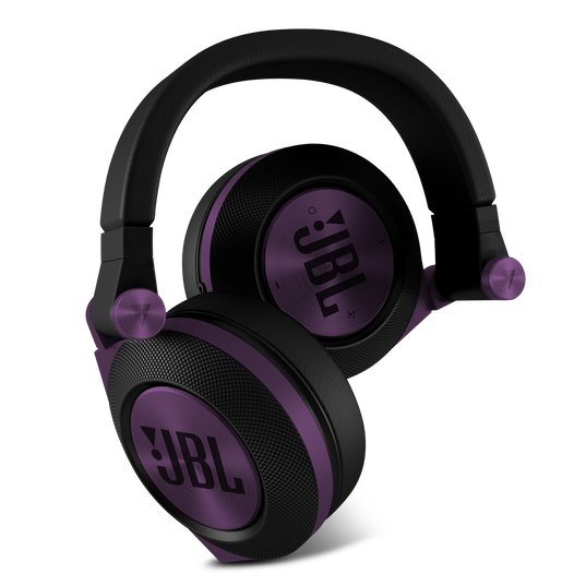 Synchros E50BT - Purple - Over-ear, Bluetooth headphones with ShareMe music sharing - Detailshot 2