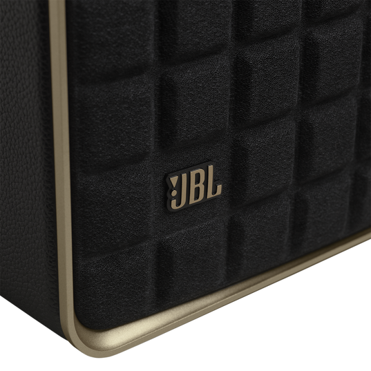 JBL Authentics 200 - Black - Smart home speaker with Wi-Fi, Bluetooth and Voice Assistants with retro design - Detailshot 3