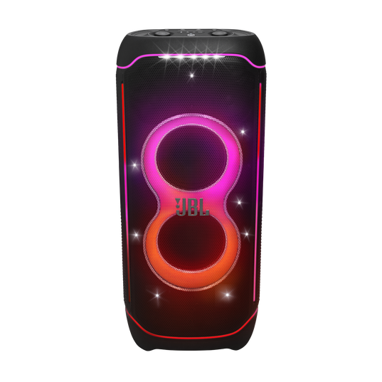 JBL PartyBox Ultimate - Black 2 - Massive party speaker with powerful sound, multi-dimensional lightshow, and splashproof design. - Front