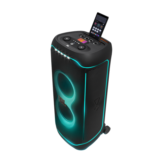 JBL PartyBox Ultimate - Black 2 - Massive party speaker with powerful sound, multi-dimensional lightshow, and splashproof design. - Detailshot 4