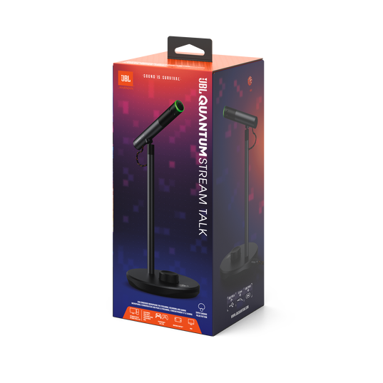 JBL Quantum Stream Talk USB condenser microphone for streaming