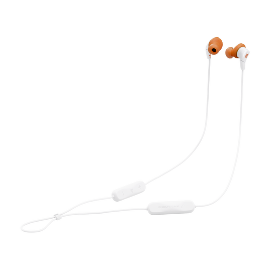 JBL Endurance Run 3 Wireless - White - Wireless Sport Headphones - Hero