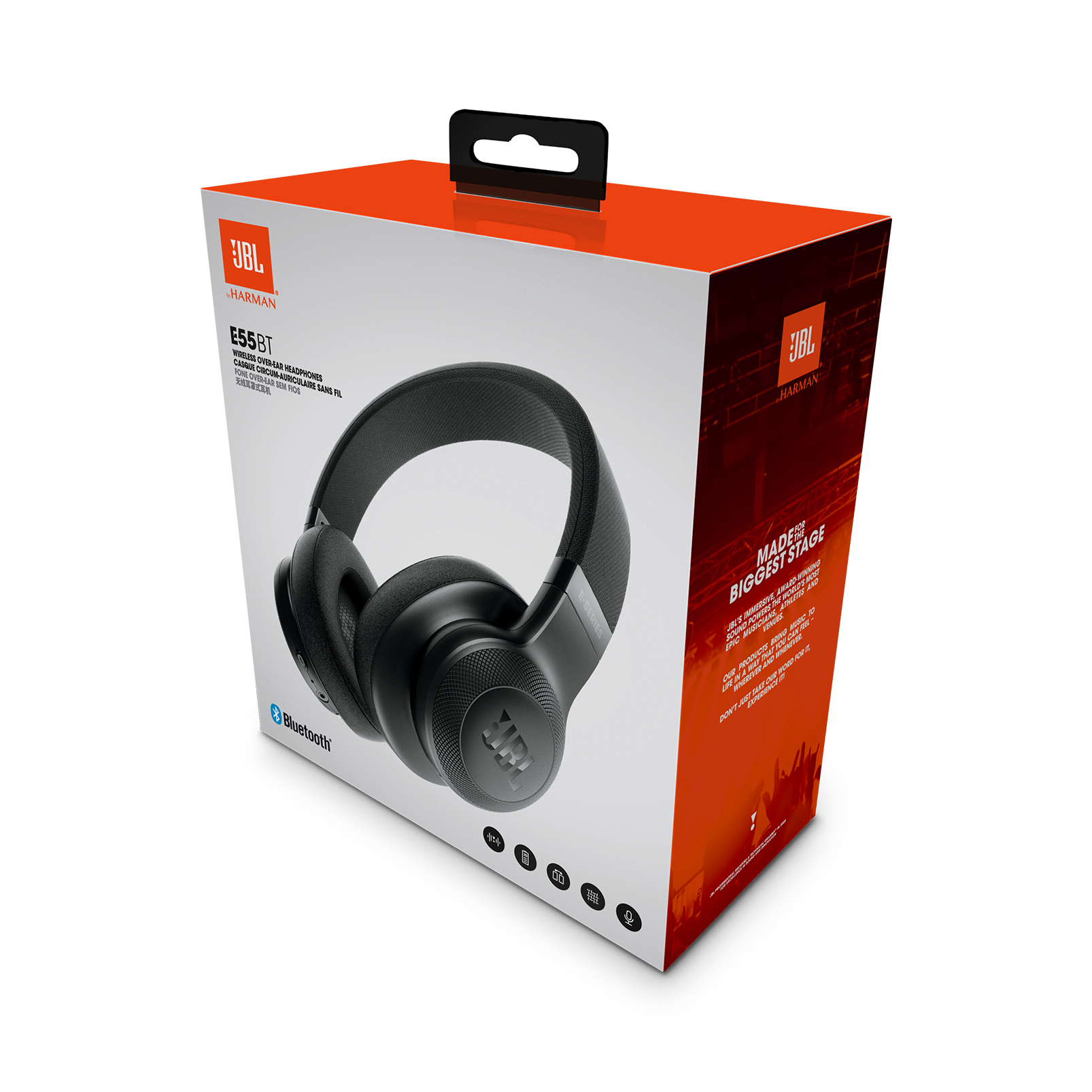 JBL E55BT | Wireless Over-Ear Headphones | JBL Australia