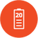 Up to 20-hour battery life and quick recharging