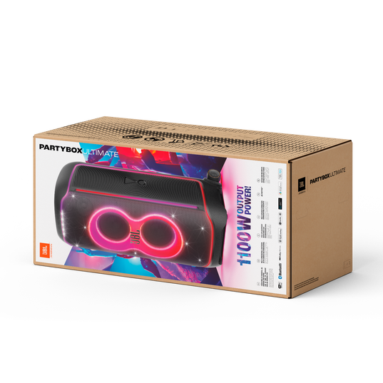 JBL PartyBox Ultimate - Black - Massive party speaker with powerful sound, multi-dimensional lightshow, and splashproof design. - Detailshot 11