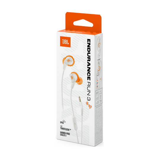 JBL Endurance Run 3 - White - Wired Sport Headphones - Detailshot 15