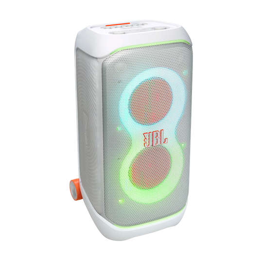 JBL PartyBox Stage 320 - White - Portable party speaker with wheels - Detailshot 1