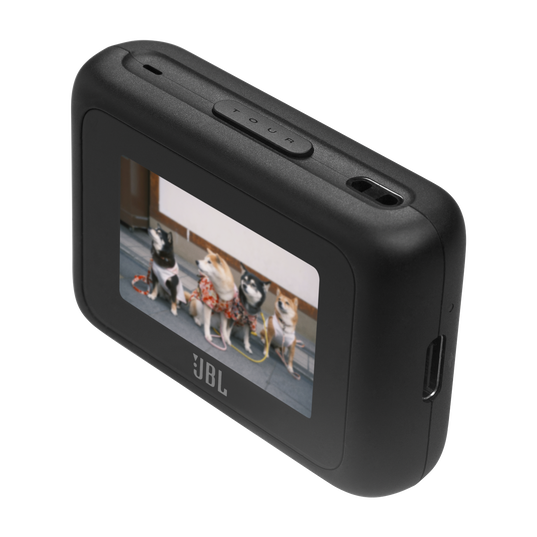 JBL Smart Transmitter - Black - Smart wireless transmitter with touch screen display for universal connectivity - Right