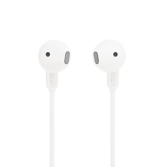 JBL Tune 235BT - White - Wireless Earbud headphones - Right