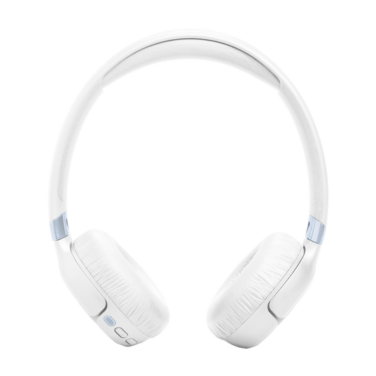 JBL Tune 680NC - White - Wireless on-ear Noise cancelling headphones - Front