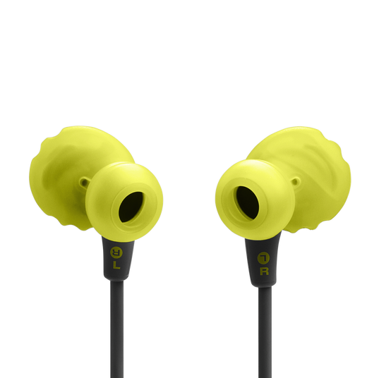 JBL Endurance Run 3 Wireless - Black / Lime - Wireless Sport Headphones - Back