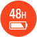Up to 48 hours total playback, plus speed charge
