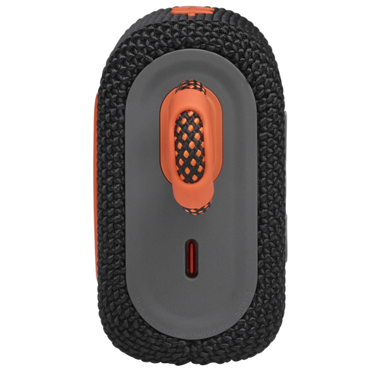 JBL Go 3 - Black / Orange - Portable Waterproof Speaker - Left
