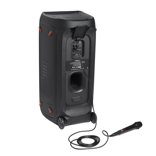 JBL Partybox 310 - Black 3 - Portable party speaker with dazzling lights and powerful JBL Pro Sound - Detailshot 1